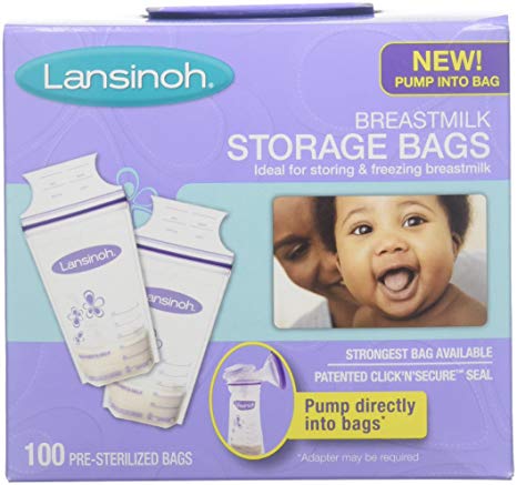 Lansinoh Breastmilk Storage Bags, 100 Count (2)
