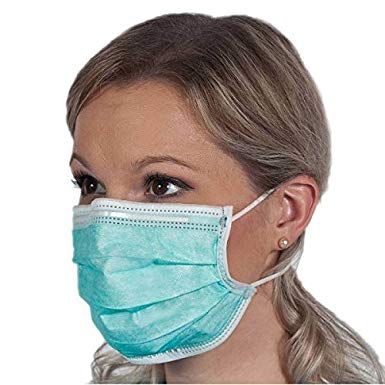 Vivan surgical Face Mask Disposable 2 Ply - Pack of 100