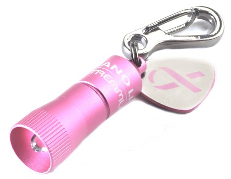 Streamlight 73003 Nano Light Miniature Keychain LED Flashlight, Pink