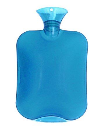 NewCool 1.8 Quarts Rubber Hot Water Bottle Premium Classic Transparent Hot Water Bottle