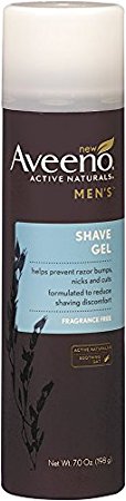 Aveeno Active Naturals Men's Shave Gel, 7 Ounce