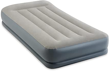 12in Twin Dura-Beam Pillow Rest Mid-Rise Airbed with Internal Pump