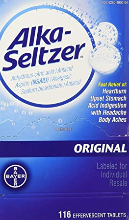 Alka Seltzer Antacid Tablets 116count