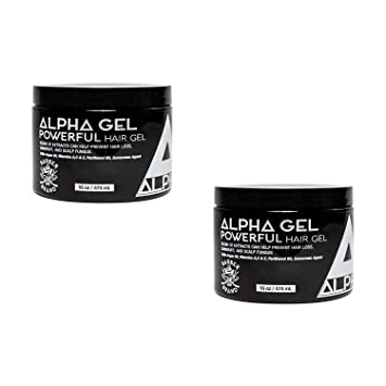Alpha Hair Styling powerful hair Gel 16 oz -2 pack