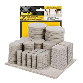 Scotch Felt Pads 199 PCS Beige