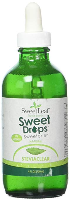 Sweetleaf Stevia Stevia Clear Liquid,4 oz,(Pack of 2)