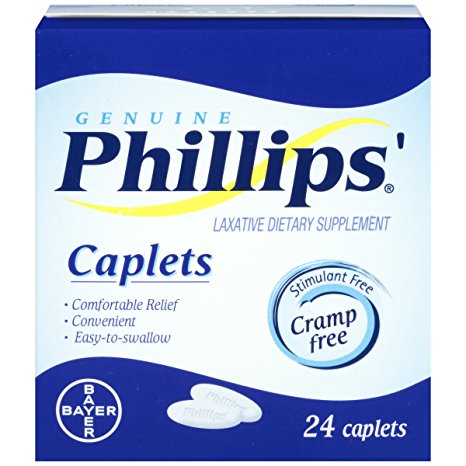Phillips' Caplets, Laxative, 24 Count