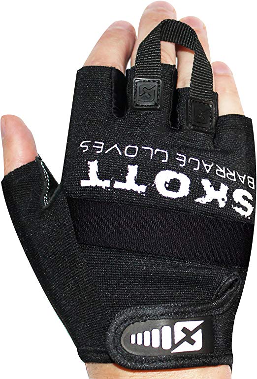 Skott Barrage Evo 2 Half Finger Weightlifting Gloves - Best Gym Workout Fitness