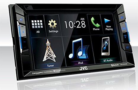 JVC KW-V230BT Bluetooth DVD/CD/USB Receiver with 6.2 Inch Touch Panel