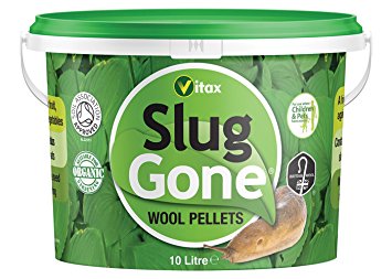Vitax 10L Slug Gone Natural Wool Barrier Pellets
