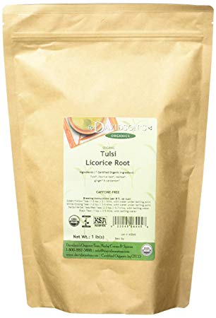 Davidson's Tea Bulk Bag, Organic Tulsi Licorice Root, 16 Ounce
