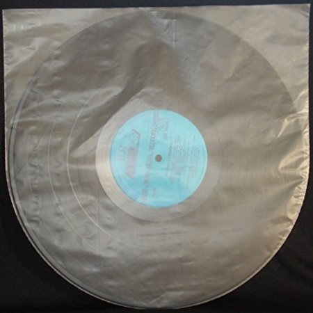 50 Anti Static Round Bottom 12" LP Record Album Inner Sleeves HDPE 37.5 Micron