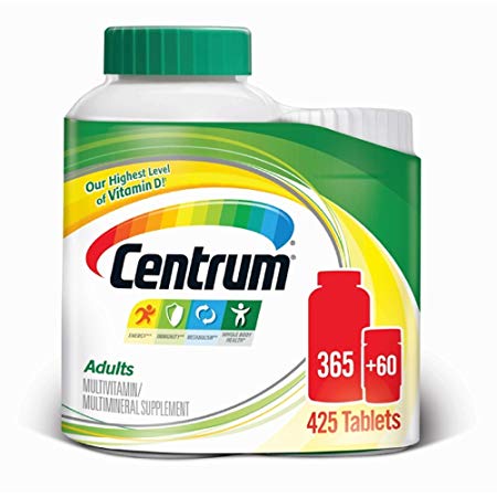 Centrum Adults Multivitamin Multimineral Supplement: 425 Tablets