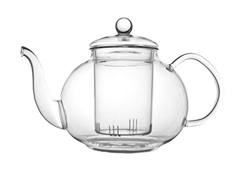 bredemeijer Solo Verona Glass Teapot, 5 Cup