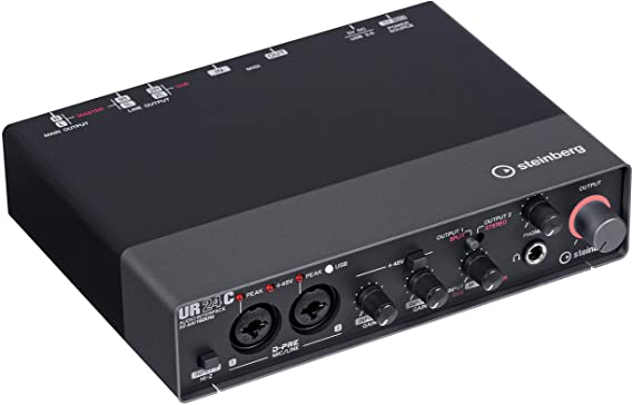 Steinberg UR24C 2x4 USB 3.0 Audio Interface with Cubase AI and Cubasis LE