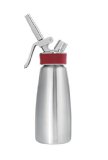 iSi Gourmet Whip Plus 1-Pint Brushed Stainless Steel Cream Whipper
