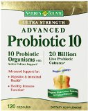Natures Bounty Advanced Probiotic 10 120 Capsules
