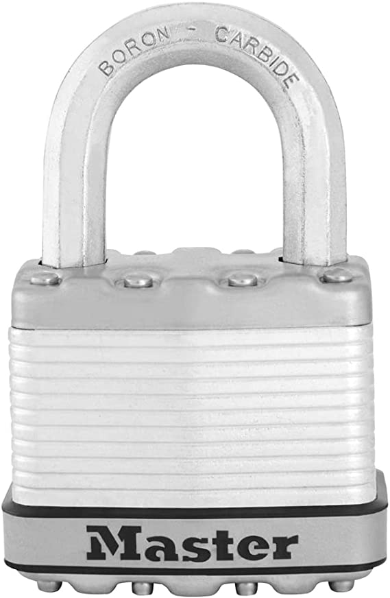 Master Lock Padlock, Magnum Laminated Steel Lock, 2 in. Wide, M5XKAD