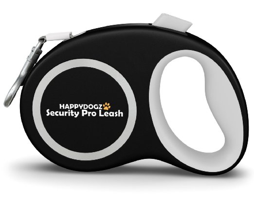 Security Pro Explorer Retractable Dog Leash - 16 Foot Dog Lead for Up to 44lbs Pets - Smooth Leash Retraction - Ergonomic Design Allows Full Control of Your Dog for Additional Freedom During Walks