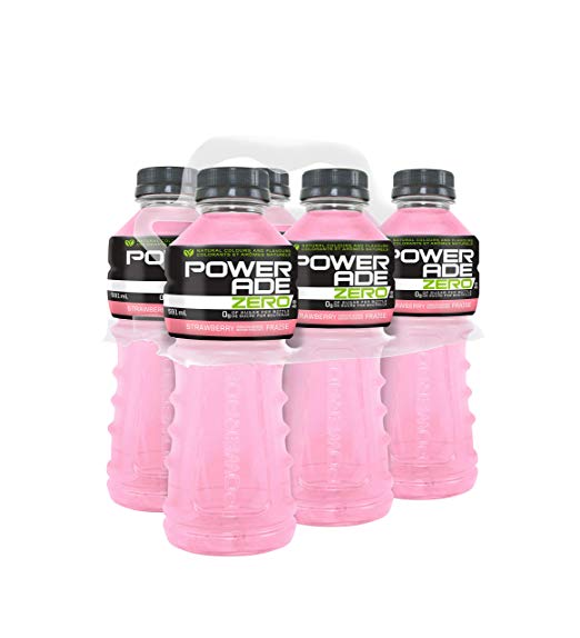 Powerade Zero Strawberry, 591mL Bottles, Pack of 6