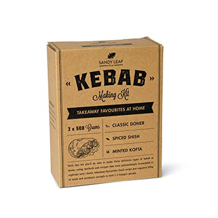 Kebab Making Kit - Make Your own Doner, Shish and Kofte Kebabs at Home