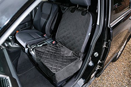 Luxury Quilted Waterproof Front Seat Cover For Dogs Car Seat Protector Fits All Cars