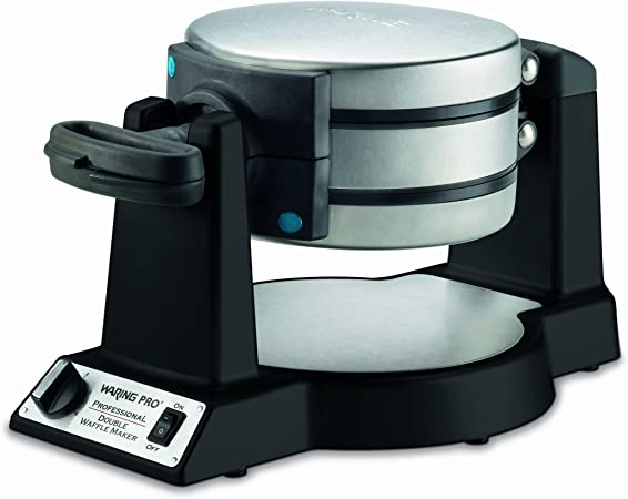 Waring Pro WWM1200SA Double Belgian-Waffle Maker, Black