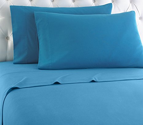 Shavel Micro Flannel Sheet Set, Full, Teal