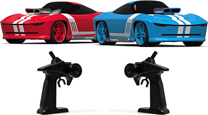 Sharper Image RC Demolition Derby Car 2 Pack Speed Machina Sports Racing Club Cars Hobby Toy Model Vehicle for Boys Kids and Girls – Quick & Easy Repairs, Remote Controlled, Realistic Crashes