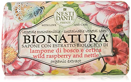 Nesti Dante Nesti dante bio natura sustainable vegetal soap - wild raspberry and nettle, 8.8oz, 8.8 Ounce
