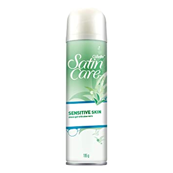 Gillette Satin Care Sensitive Skin Gel for Women with Aloe Vera - 195 g