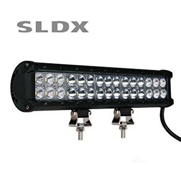 SLDX 14inch 90W LED Light Bar black combo beam waterproof light for Jeep,Truck,Wrangler,ATV 6000K car accessories