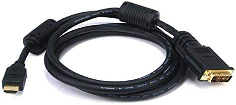 Monoprice 102696 6-Feet 28AWG HDMI to M1-D Video Cable - Black