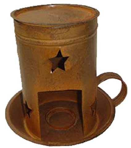 Craft Outlet Rustic Star Candle Tart Warmer, 8 by 7.5-Inch