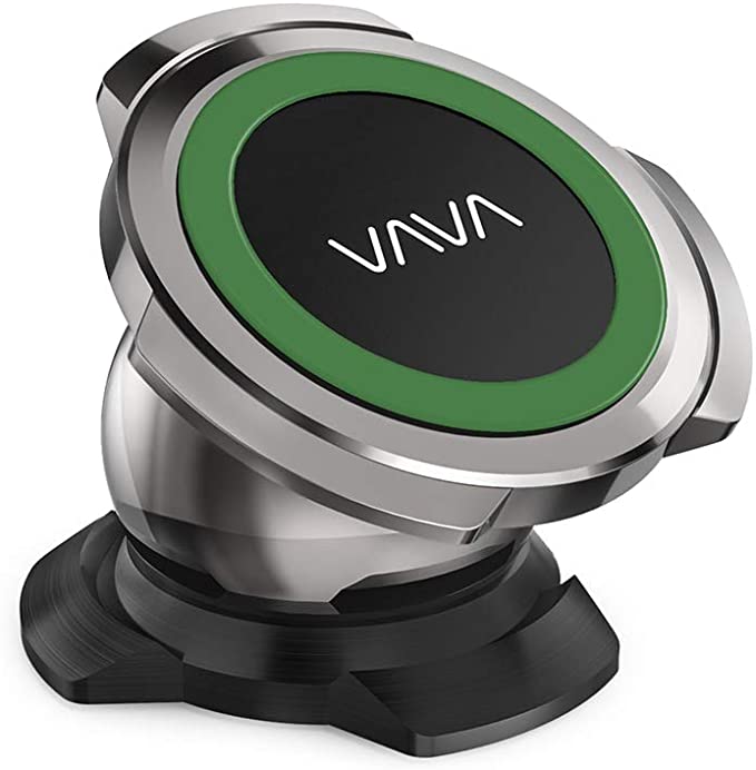 VAVA Magnetic Car Phone Holder for Car Dashboard with a Super Strong Magnet for iPhone 7/7 Plus/ 8/8 Plus/X/Samsung Galaxy S8/ S7/ S6 and more Green