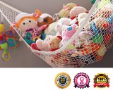 9733 HAPPY NEW YEAR SALE 9733 MiniOwls Storage Hammock - XLarge Toy Organizer - High Quality De-cluttering Solution and Inexpensive Idea for Every Room at Home or Facility - 3 from This Purchase is Donated to Cancer Foundation