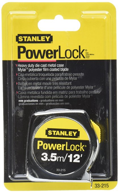 Stanley 33-215 12-Feet by1/2-Inch PowerLock Tape Rule