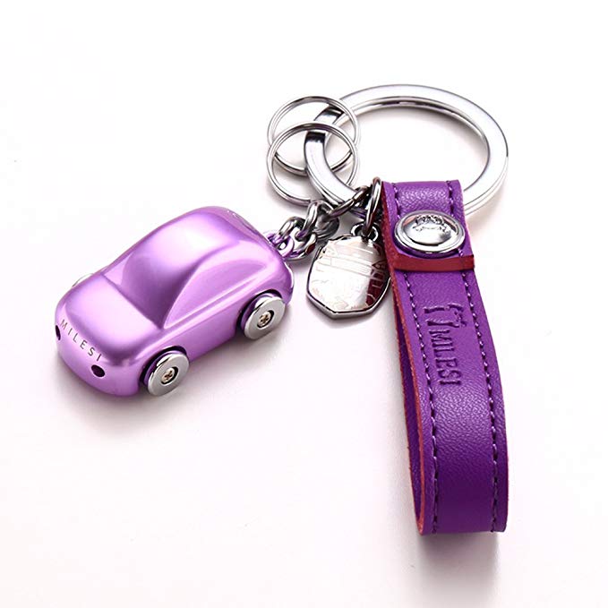 MILESI Freedom Road Trip Car Special Keychain Car Gifts for men (Purple Car)