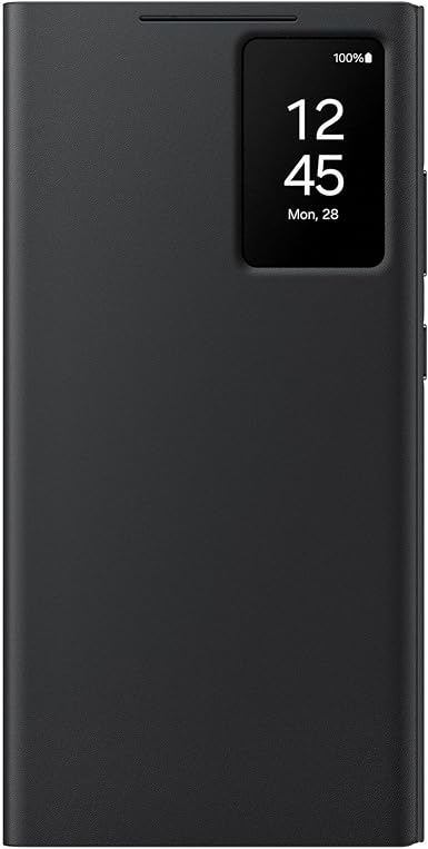 Samsung Galaxy Official S24 Ultra Smart View Wallet Case, Black