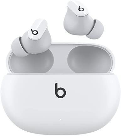 New Beats Studio Buds – True Wireless Noise Cancelling Earbuds – Compatible with Apple & Android, Built-in Microphone, IPX4 Rating, Sweat Resistant Earphones, Class 1 Bluetooth Headphones - White