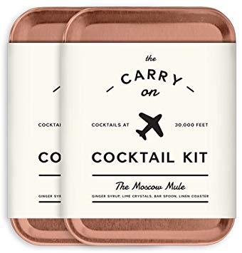 W&P MAS-CARRY-MM-2 Carry on Cocktail Kit, Moscow Mule, Travel Kit for Drinks on the Go, Craft Cocktails, TSA Approved, Pack of 2