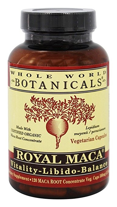 Whole World Botanicals - Royal Maca Vitality-Libido-Balance - 120 Vegetarian Capsules