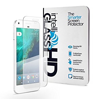 Pixel intelliGLASS HD The Smarter Pixel Glass Screen Protector by intelliARMOR To Guard Against Scratches and Drops. HD Clear With Max Touchscreen Accuracy.