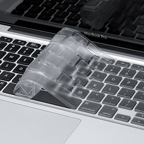 ULTRA Thin TPU High Clear Keyboard Cover for MacBook Pro / Retina 13" 15" (No Touch Bar) and Air 13"- TPU Transparent