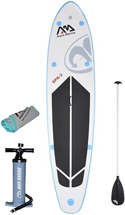 Aqua Marina SPK-2 Inflatable 10' 10" SUP Stand Up Paddle Board with 3PC Paddle