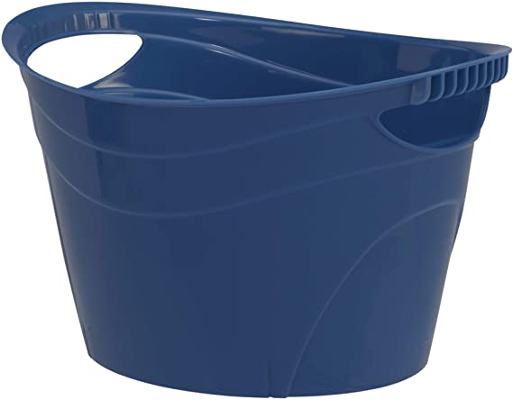 CreativeWare, Navy Party Tub 8.5 Gl, Blue, 8.5 Gallon