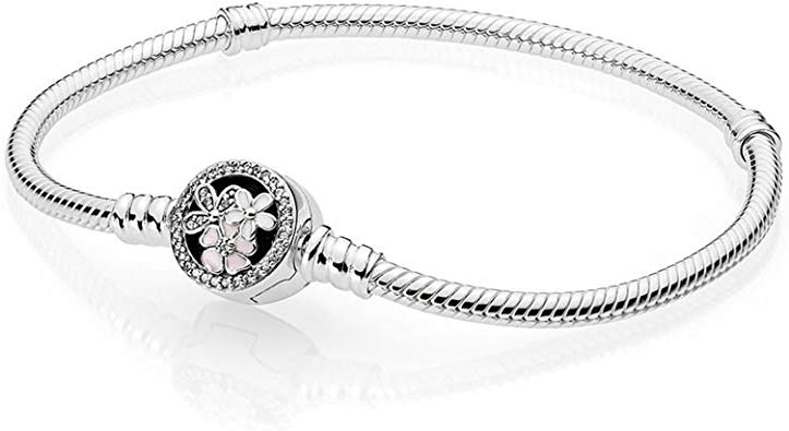 PANDORA Poetic Blooms Bracelet, Mixed Enamels & Clear CZ 590744CZ