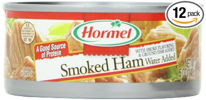 Hormel Smoked Ham, 5-Ounce Cans (Pack of 12)