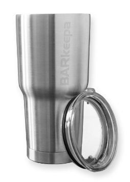 BARkeepa TANKard 30 oz Vacuum Insulated Double Walled Stainless Steel Travel Tumbler