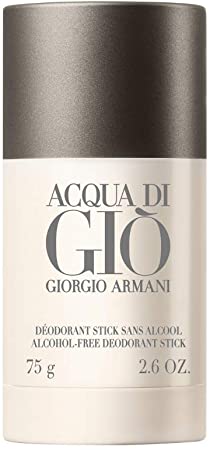 Giorgio Armani Acqua Di Gio for Men, 2.6-Ounce Alcohol Free Deodorant Stick